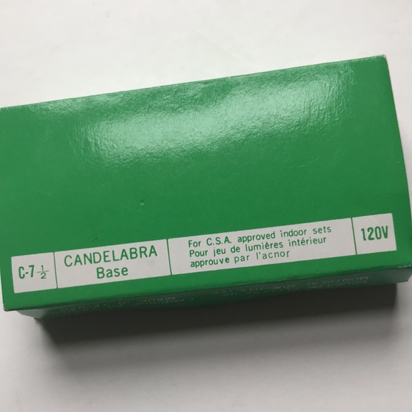 Vintage Christmas light bulbs. Green - Picture 3 of 9